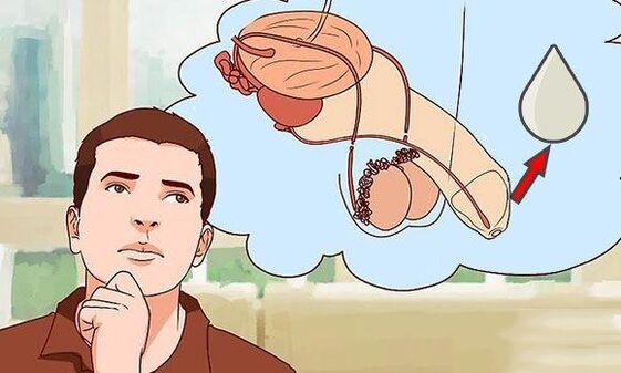 descarga en los hombres cuando se emocionan